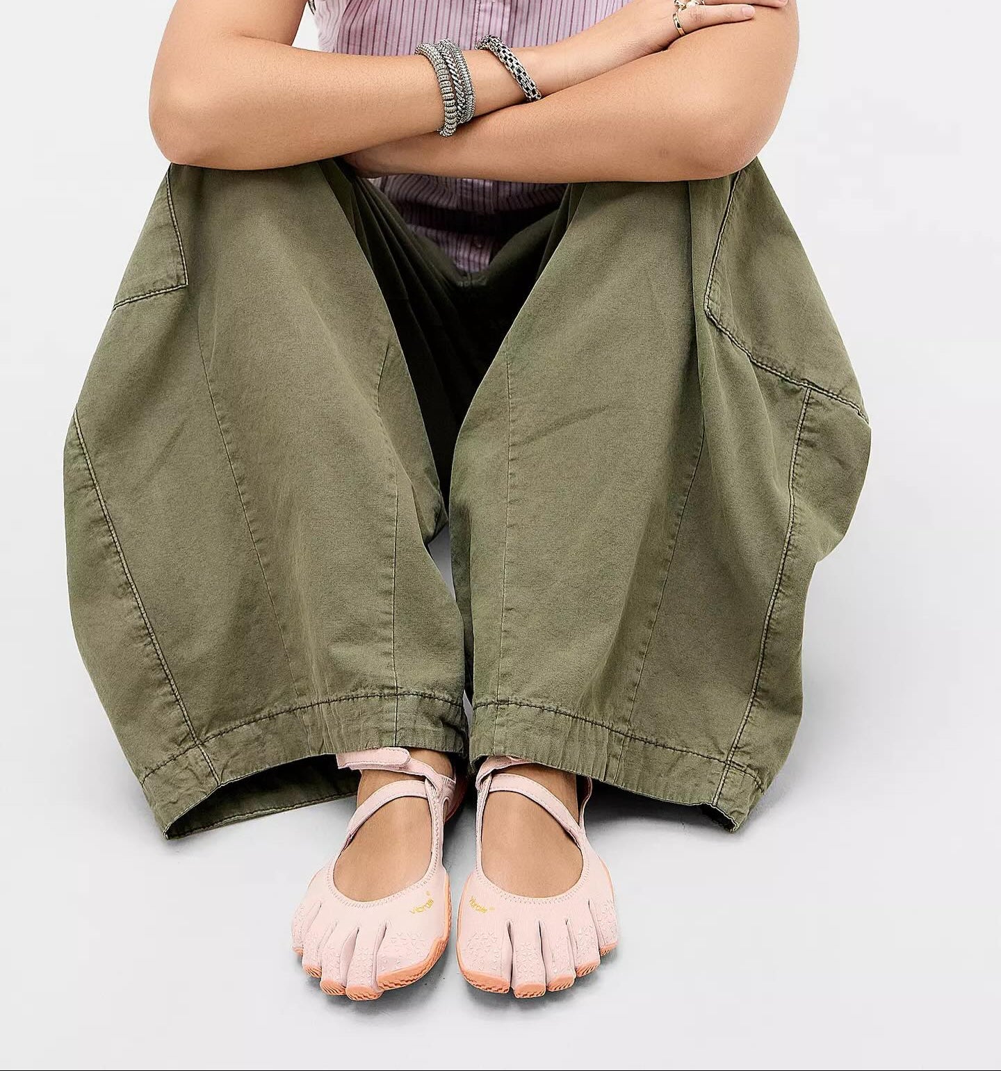 Classic FiveFingers Ballet Flats, Split-Toe Design, Breathable Barefoot Comfort
